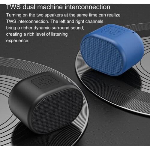 Bluetooth Portable Speaker Subwoofer Outdoor Speaker Mini Speaker Dustproof Wireless Mini Subwoofer Loudspeaker for Home