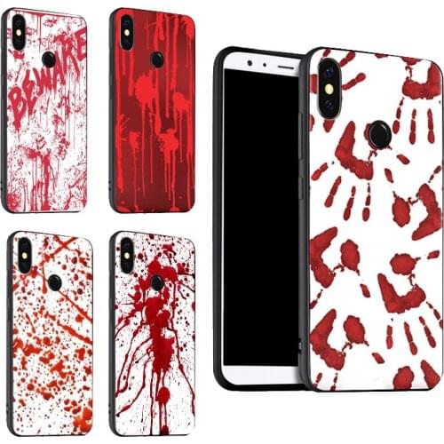 HALLOWEEN BLOODY SPLATTER Case For Xiaomi Redmi Note 10 Pro 7 8 Pro 8T 9S Note 9 Pro Cover For Redmi 9 9T 9C 9A 8A