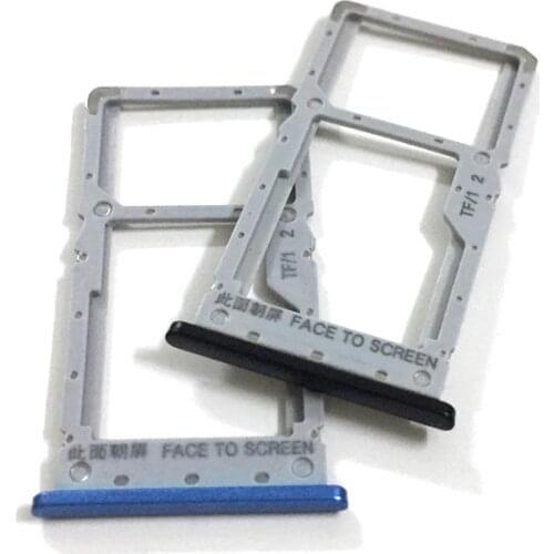 Sim Tray Holder For Xiaomi Redmi Note6 / Note6 Pro SIM Card Tray Slot Holder Adapter Socket Repair Parts