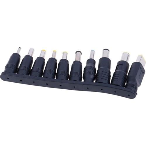 For PC Notebook Laptop Computer Cables Connectors hot sale 10pcs/set Universal AC DC Power Adapter Plug Charger Tips