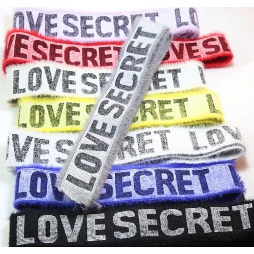 Elastic band with wool38MM Elastic Ribbon Clothing Bags Trousers Elastic Rubber 3.8CM DIY Sewing Accessories rubber band