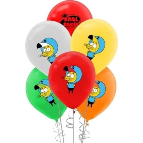 Happyland King Şakir Licensed Balloon 10'lu party material