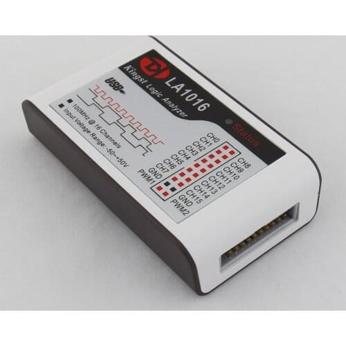 LA1016 usb logic analyzer 16 channels full channel 100M sampling rate portable digital oscilloscope