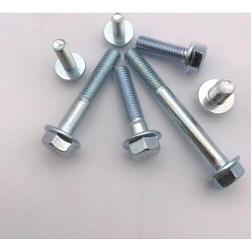 M12 External Hex Screw Flange head GB5789 Bolts Galvanized Grade 8.8 Screws 20-70mm Length