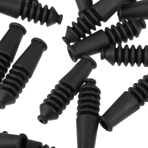 40pcs Soft Rubber Bicycle Brake Shifter Inner Cable Tips Wire End Cap Crimps