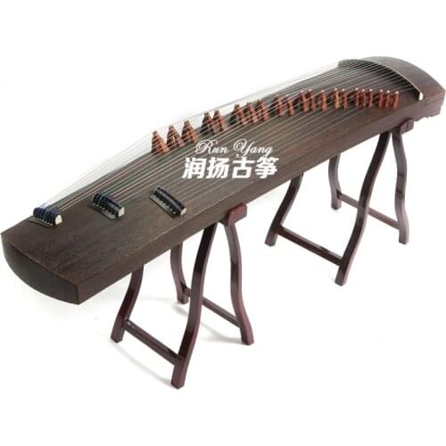 Natural Pure Paulownia Professional Performance China Guzheng Instrument Zither 21 Strings With Full Accessories Guzheng Fingers
