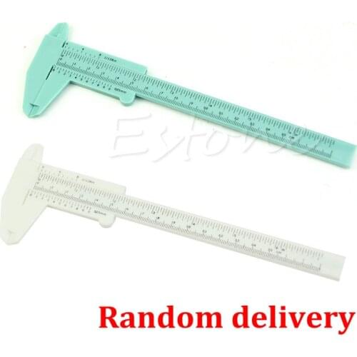 OOTDTY New 6Inch 150mm Plastic Ruler Sliding Gauge Vernier Caliper Jewelry Measuring