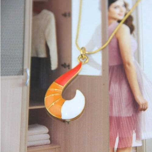 Anime Ladybug Fox Tail Rena Rouges Necklace Gold Chain Choker For Woman Boys Girls Jewelry Cat Noir Necklace Accessories Gifts