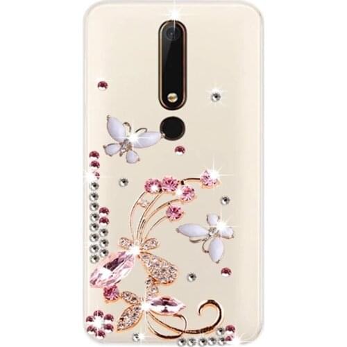 Clear Crystal Phone Case for Nokia 7 1 Plus 2 3 5 6 8 Sirocco 2.1 3.1 5.1 6.1 7.1 8.1 2.2 3.2 4.2 6.2 7.2 2.3 5.3 8.3 3.4 Cover