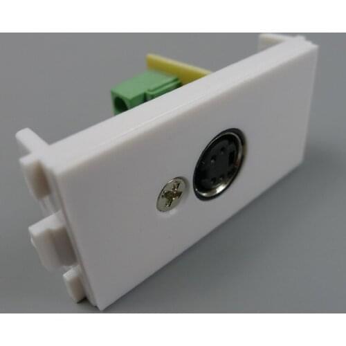 S Video Wall plate S Video connector