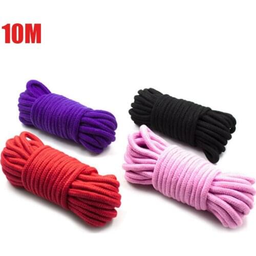 Sex Product Slaves BDSM Bondage Sex Toys Soft Cotton Rope For Female Adult Games Binding Rope Role-Playing 20 m/10 m/5 m Couple