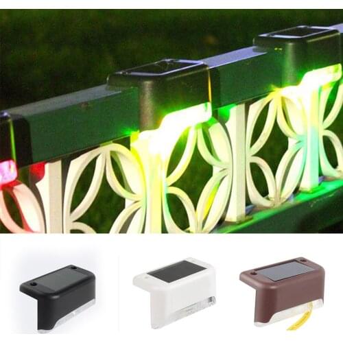 Solar LED Deck Lights Outdoor Path Garden Pathway Stairs Step Fence Lamp