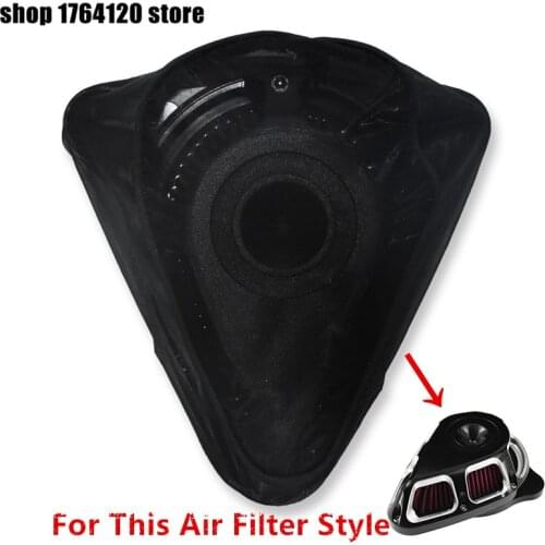 Motorcycle Air Filter Protective Cover Waterproof Rain Sock For Harley Touring Glide Models Sportster 883 1200 XL Dyna Softail