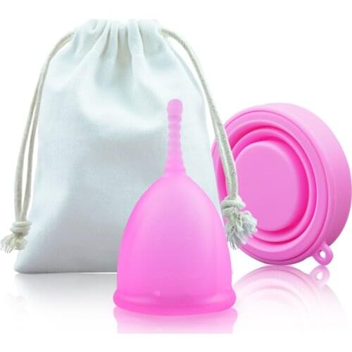 Feminy Menstrual Cup of Medical Silicone Menstrual Collector Feminine Hygiene Copa For Menstrual Period Cup