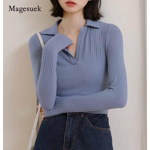 Autumn New Casual Office Lady Shirt Women Tops Fashion Long Sleeve Cotton Womens Blouse Slim White Women 2020 Blouse Mujer 11198
