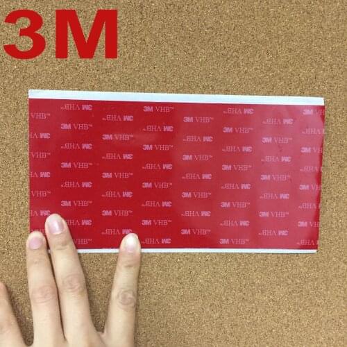 1 sheet Extremely Strong 3M VHB 5608A 100mm*250mm Grey Acrylic Foam Double Sided Adhesive Attachment 10cm*25cm sticker