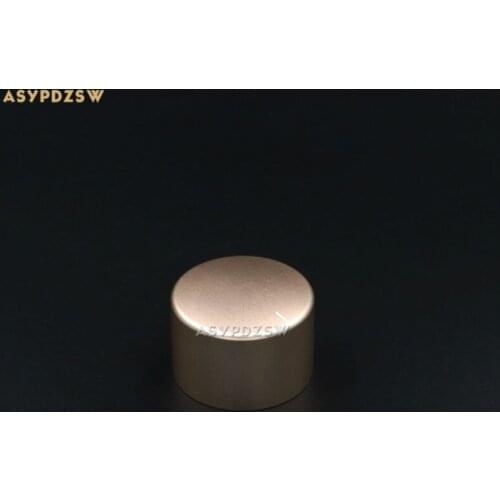 1 PCS Matte golden Full aluminum 38*26 DAC/Amplifier solid Volume potentiometer knob