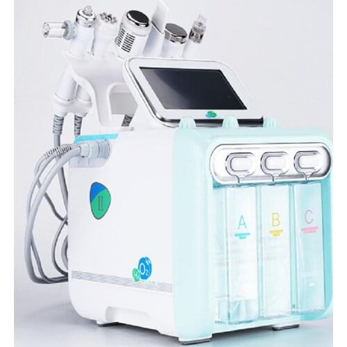 6 IN 1 New Upgraded Hydrogen Oxygen Small Bubble Facial Beauty Apparatus Deep Cleansing Skin Care Face Water Oxygen Sprayer