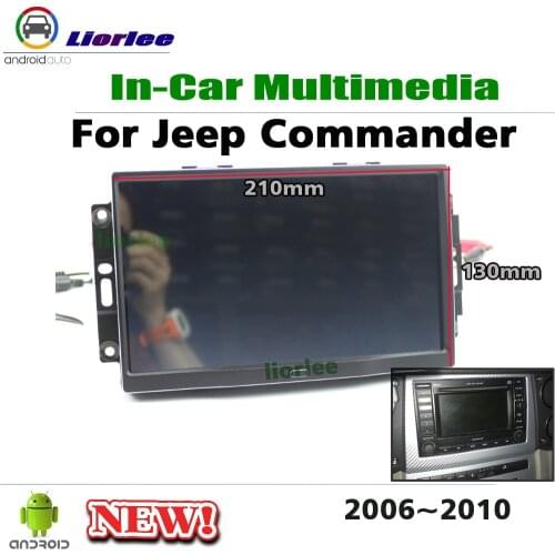 Car Multimedia Player For Jeep Commander/Grand Cherokee/Compass 2005-2010 Radio Android Navigation GPS Stereo Carplay System