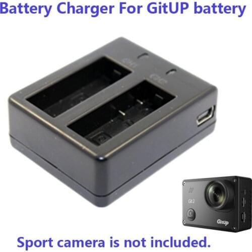 Free Shipping!!GitUP Git2 Sport Camera 950mAh Backup Rechargable Li-on Battery Charger For DV AC Adapter