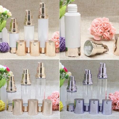 20ml 30ml 40ml Airless Packaging Bottles Makeup Tools Lotion Essence Skin Care Travel Refillable Bottles Container F20172272
