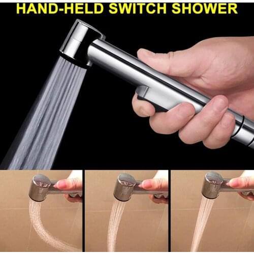 Bidet with switch handheld small shower nozzle Clean Body Bidet Nozzle Spray Shower Head Toilet Kitchen Garden Flusher