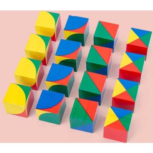 Wooden Party Board Games Pixy Cubes Block Puzzle Children Learning Education Intellectual Challenge Toys for Kids