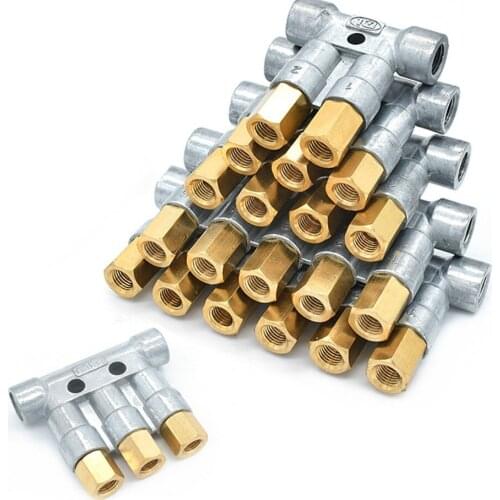 Detective Pressurized Grease/Oil distributor/separator valve/divider 5 outlets for centralized lubrication system