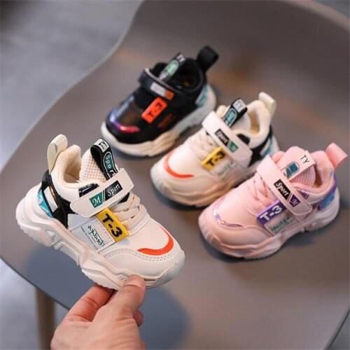 Children Sports Shoes New Spring Boys Girls Baby Toddler Leather Casual Shoes Fashion Children Outdoor Soft sole running shoes