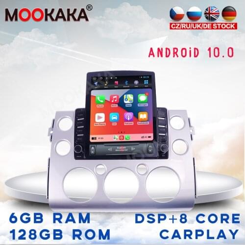 For Toyota FJ Cruiser2011-2016 Car Multimedia Stereo Tesla Screen Android 10 Player Carplay GPS Navigation Head Unit DVD