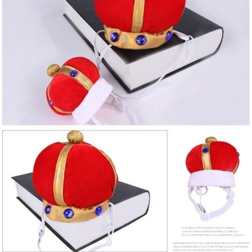 Pet Dog Crown Hat Puppy Birthday Party Cap Headwear Headdress Decoration Costume Accessories