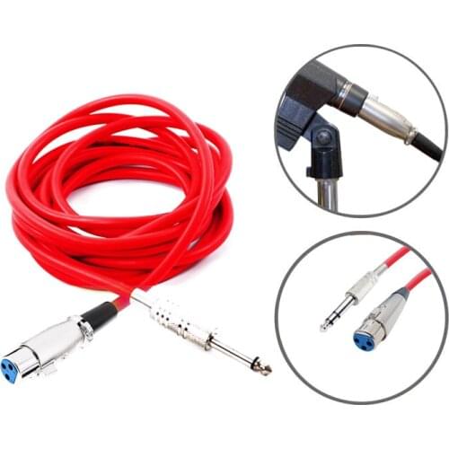 Cable Microphone Pro 5 Meters Red KJM5RD