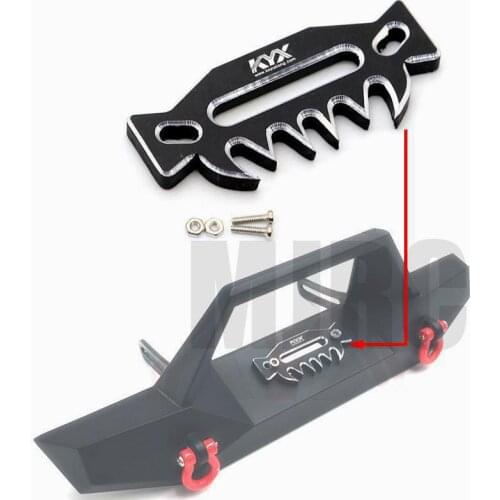 TRX4 front bumper winch RC climbing car toy general metal winch rope guide for TRX-4 AXIAL SCX10 II trx-6 D90 D110 90046 90047