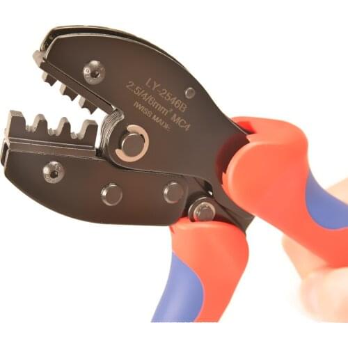 LY-2546B Solar Crimping Tools for MC3/MC4 Connector Solar Power System Panel PV Cables(2.5-6.0mm2) Crimp DIY Combination Pliers