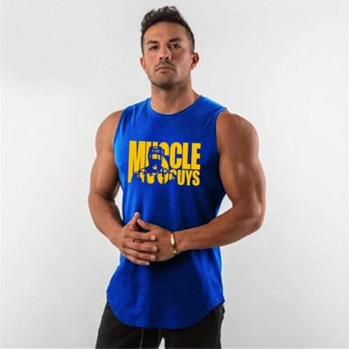 Gym Tank Top Men Sports Clothing Bodybuilding New Summer Mesh Fitness Casual Fashion Workout Singlets Sleeveless Quick Dry Vest