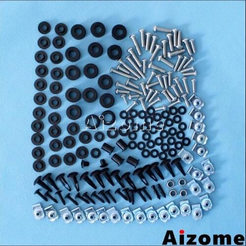 Motorcycle Complete Fairing Bolt Kit For Yamaha YZF-R6 2005 YZF R6 Bodywork Screws Washers Nuts Mount Hardware Accessories