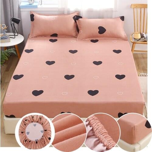 Mattress Cover For Bed Quilted Fitted Sheet For Single Double Bed Fitted Sheet Bedspread Twin Full Queen King