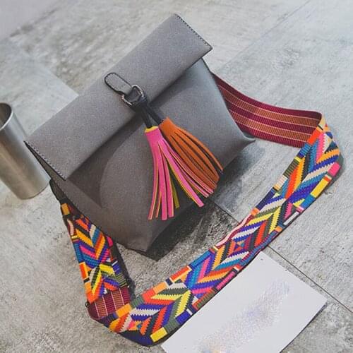 4PCS / LOT New Women Messenger Bag Tassel Crossbody Bags For Girls Shoulder Bags Female Designer Handbags Bolsa