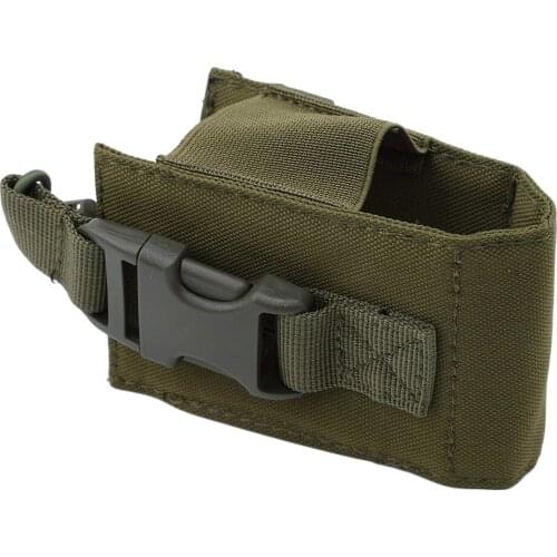 Tactical Molle Radio Walkie Talkie Pouch Waist Bag Holder Pocket Portable Interphone Holster Carry Bag for Hunting Camping