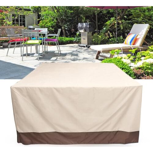 3 Shapes Waterproof Outdoor Garden Patio Furniture Covers Rain Snow Chair Covers for Sofa Table Chair Dust Proof Cover