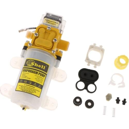 12V DC 60W Mini Water Air Diaphragm Pump Aquarium Motor Car Washer YZLZ-4451