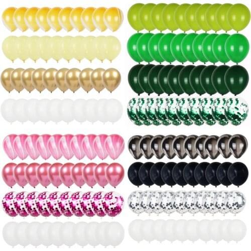 40Pcs Multi Confetti Balloon Happy Birthday Party Balloons Rose Gold Helium Ballons Boy Girl Baby Shower Party Supplies baloon