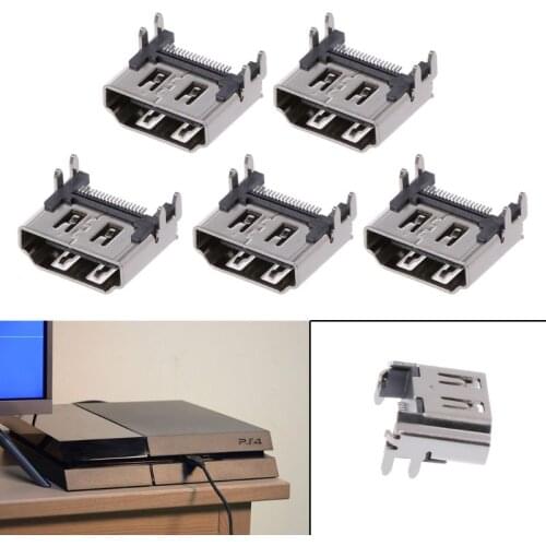 5Pcs Replacement Display HDMI-compatible Port Socket Jack Connector For QW