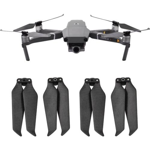8743 Low-Noise Carbon Props 2 Blades Propeller for DJI Mavic 2 Pro / Zoom Drone Parts Upgrade Accessories 4PCS/Set
