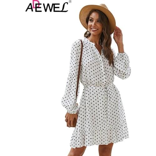 ADEWEL Long Sleeve Summer Dresses