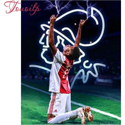 TOUOILP AJAX 5D diamond painting full square&round drill diamond mosaic 3d round rhinestone diamond embroidery sticker