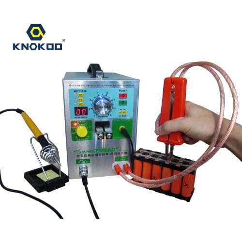 SUNKKO Spot Welding Machine 709AD+ 18650 Battery Spot Welders with 70B Soldering Pen and Double LED Moveable Mig Pulse