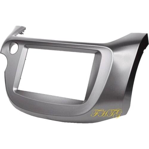 Car Radio Fascia is suitable for 2008-2013 Honda Fit(LHD),Double Din Car Audio Frame