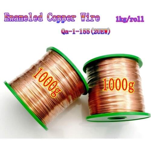 Diameter 0.06 0.08 0.1 1.3 0.15 2.50mm1000g/Roll Polyester Enameled Copper wire Magnetic Coil Winding Red Magnet Wire 1kg/pcs