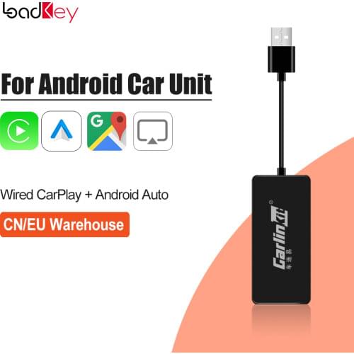 LoadKey & Carlinkit Android Auto Apple CarPlay Dongle Wired USB Plug And Play For Refit Android Navigation Player Smart Link Box